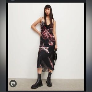 All Saints Hadley Foxglove dress size 12